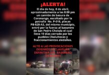 Denuncian ingreso de camión recolector al relleno sanitario de Cholula