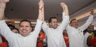 Jorge Máynez visita San Martín Texmelucan