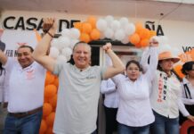 Fer Morales y Berenice Portillo recorren San Miguel Xoxtla