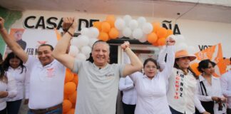 Fer Morales y Berenice Portillo recorren San Miguel Xoxtla