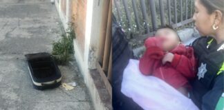 Abandonan a menor dentro de una maleta en La Loma