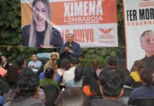 Fer Morales y Ximena Lombardia se reúnen con cafetaleros de Xicotepec