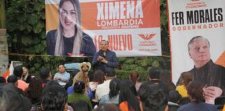 Fer Morales y Ximena Lombardia se reúnen con cafetaleros de Xicotepec