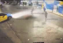 Motociclista embiste a menor de edad en Texmelucan