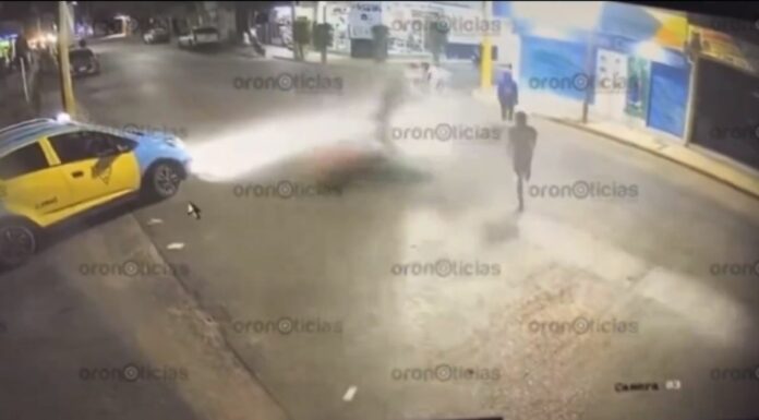 Motociclista embiste a menor de edad en Texmelucan