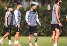 Messi en duda para el partido ante Rayados Messi
