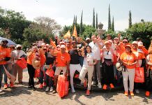 Fernando Morales y Edgar Moranchel recorren Mercado Zaragoza y tianguis de Atlixco Morales