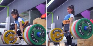 Niña atleta sorprende al levantar discos de 75 kilos Niña