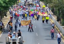Liberan Recta a Cholula tras seis horas de exigir cierre del Relleno de Calpan Recta-a-Cholula