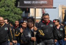Realizan Desfile conmemorativo por Día del Trabajo en Puebla