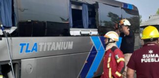 Muere chofer que chocó contra pilar de la México-Puebla