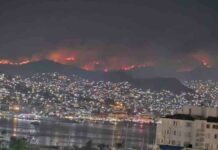 Suspenden clases en Acapulco por incendio forestal