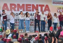 Armenta visita la junta auxiliar de Canoa