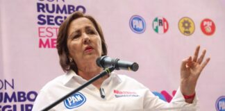 Ana Teresa Aranda acusa a Morena de retirar propaganda