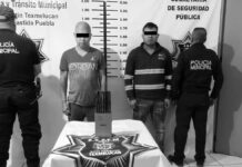 Detienen a dos por robo de tractocamión en Texmelucan tractocamión