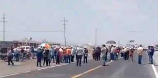 Se manifiestan contra cañones antigranizo en la federal El Seco-Azumbilla cañones