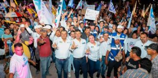 Lalo Rivera realiza cierre de campaña en Tlacotepec