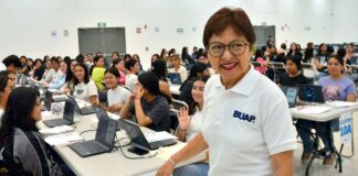 Lilia Cedillo realizó recorrido durante aplicación del Examen General de Admisión 2024 Lilia Cedillo