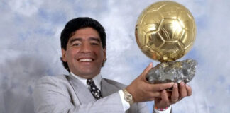 Corte prohíbe subasta e incauta Balón de Oro de Maradona 1986 Maradona