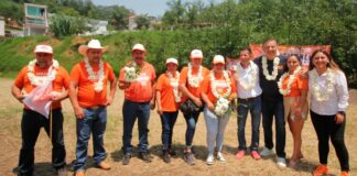 Fernando Morales propone carreteras y espacios deportivos en Nauzontla Morales