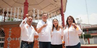 Fernando Morales promete aumento de seguridad en San Salvador Chachapa Morales