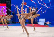 México gana plata de gimnasia rítmica en World Challenge Cup 2024 Selección