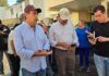 Sergio Salomón recorre Francisco I. Madero, colonia afectada por granizada Sergio Salomón