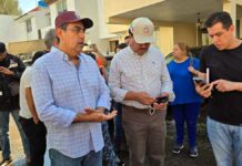 Sergio Salomón recorre Francisco I. Madero, colonia afectada por granizada Sergio Salomón