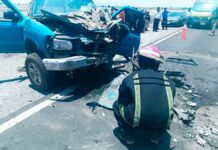 Choque frontal deja una persona muerta y dos lesionadas en la Nicolás Buenos Aires-Tlachichuca choque