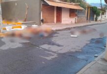 Dejan 4 cuerpos desmembrados junto a secundaria de Acapulco, Guerrero Cuerpos