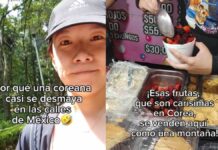 Coreana se sorprende con precio de la fruta en México y se hace viral