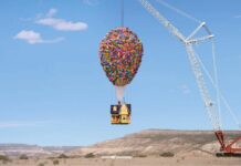 Recrean la casa de la película “UP” para alojamiento