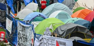 Estudiantes en Canadá inician campamento propalestina