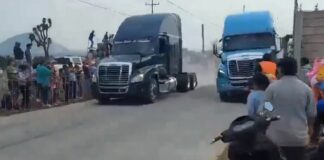 Arrancones de tráilers en Hidalgo deja 3 muertos y 12 heridos