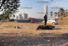 Motociclista choca y se queda dormido en Vía Atlixcáyotl