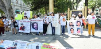 Voz de los Desaparecidos se manifiestan en Día de las Madres