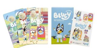Australia lanzará monedas inspiradas en la serie Bluey