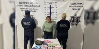 Capturan a Liliana “N”, líder de un grupo delictivo en Moyotzingo
