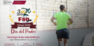 Atlixco realizará carrera con causa por el Día del Padre