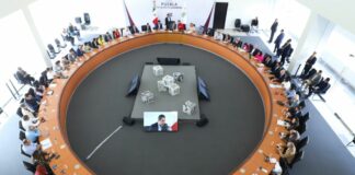 Sergio Salomón se reúne con gabinete estatal para proceso entrega-recepción