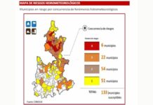 En Puebla, 133 municipios están en riesgo por fenómenos hidrometereológicos