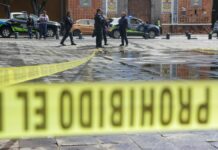 Joven resbala y se golpea con fuente de Paseo Bravo