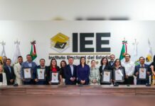 IEE entrega reconocimiento “Empresas Promotoras de la Democracia”