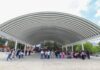 Sergio Salomón inaugura techados de escuela en Puebla