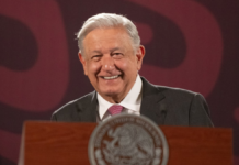 AMLO se dice contento con triunfo de Sheinbaum
