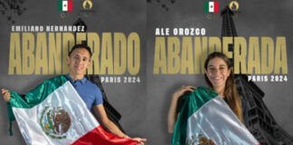 Alejandra Orozco y Emiliano Hernández, abanderados de México para París 2024 Juegos Olímpicos