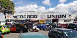 FGR, Ejército y Guardia Nacional realizan operativo en mercado La Unión