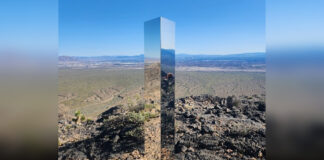 Policía encuentra misterioso monolito en desierto de Las Vegas