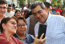 Sergio Salomón inaugura espacios educativos en primaria de Amozoc