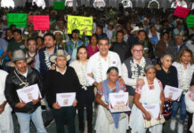 Sergio Salomón entrega apoyos de fortalecimiento al campo en Cuetzalan y Zacapoaxtla